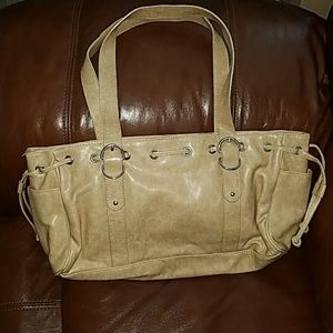 Creamy, light colored tan/ beige purse